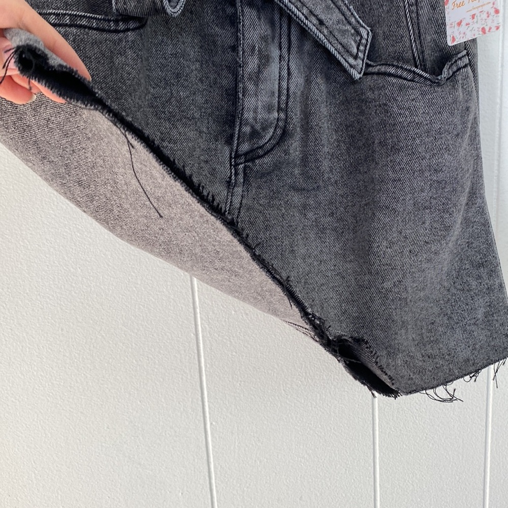 Free People Paper Bag Mini Skirt - Picture 6 of 10